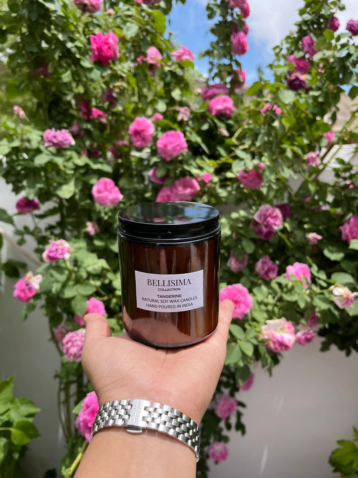 Travel Amber Jar Candle:Amber Romance