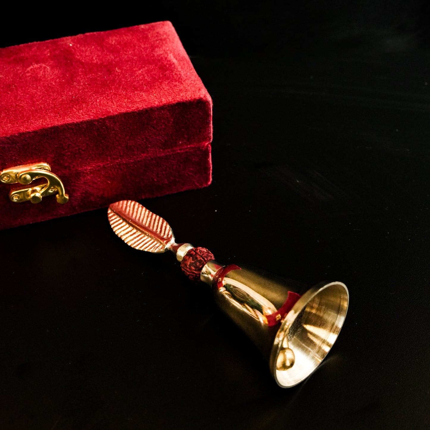 Silver platted Rudra bell