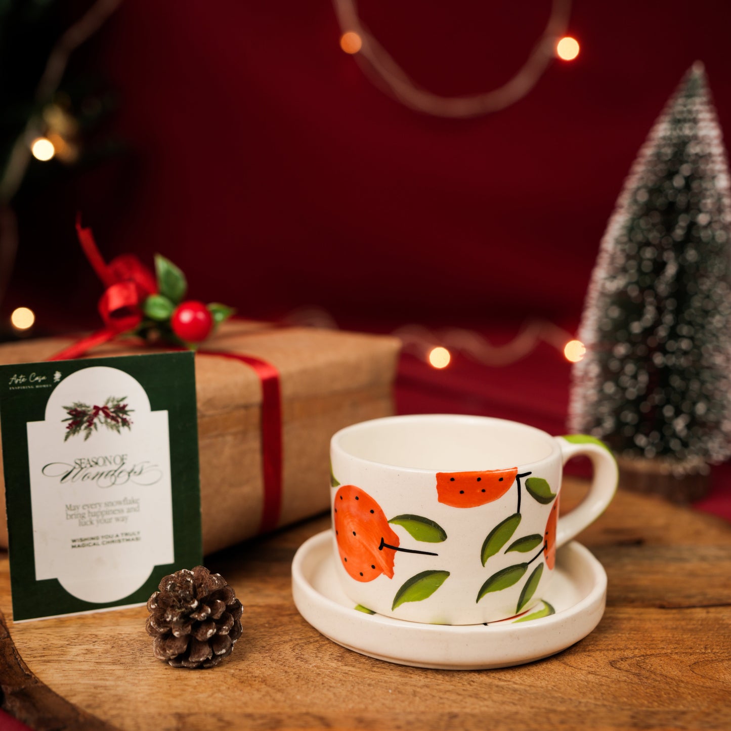 Citrus Delight Cup & Saucer Set