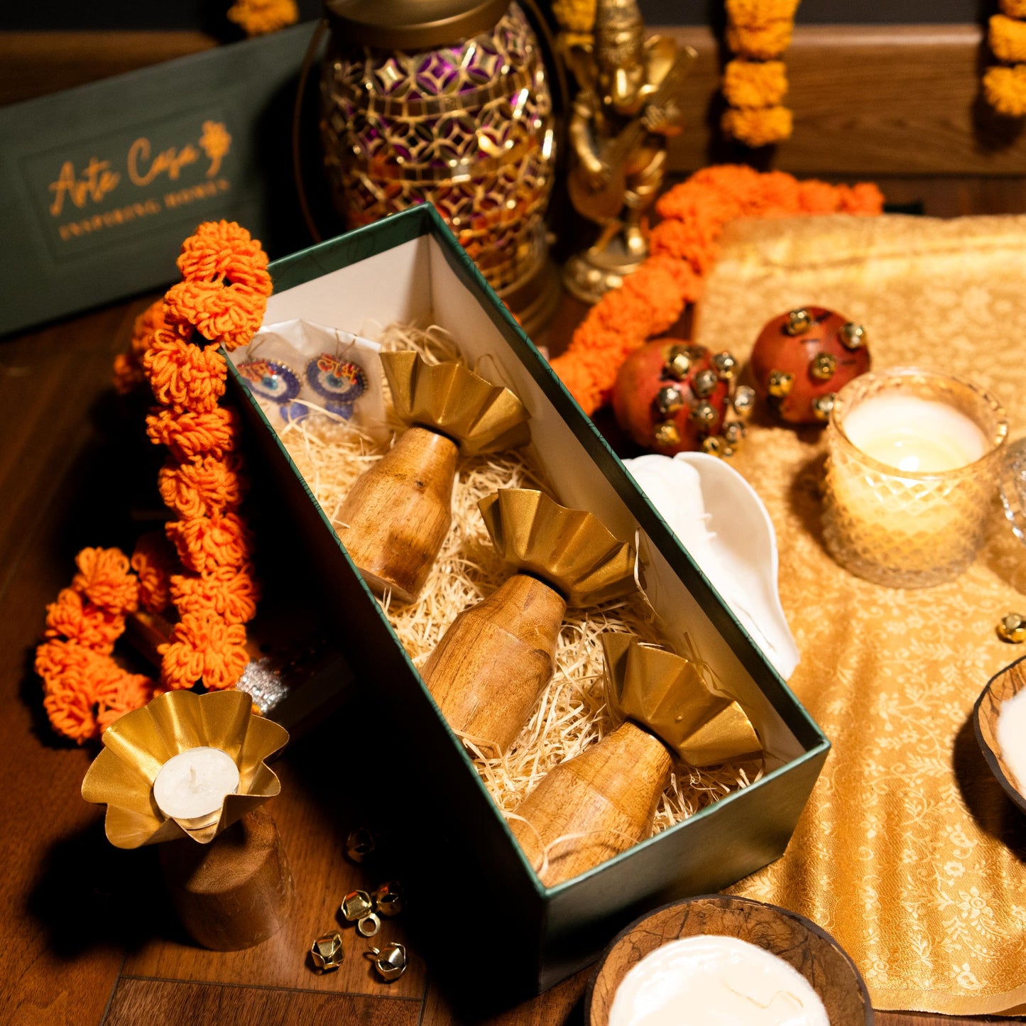 Rustic charm diwali gift box