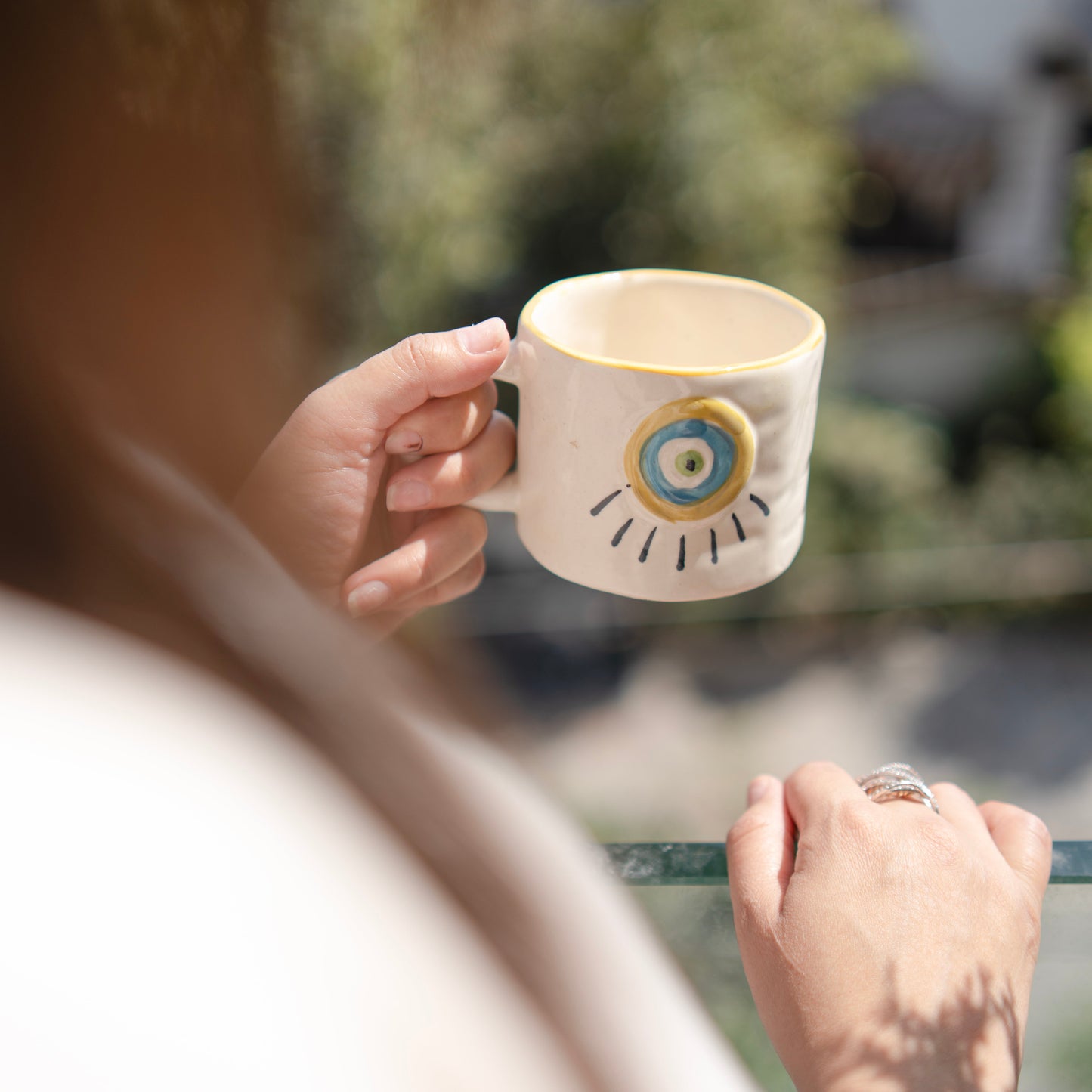 Eye of Protection cup saucer