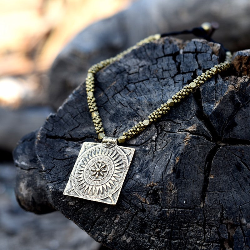 tribal Dhokra neck piece