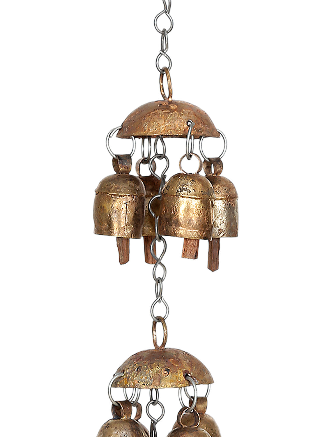 Copper bells wind chime