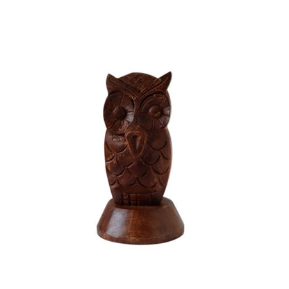 Mango Wood "Owl Shaped" Eyeglass Holder Spec Stand