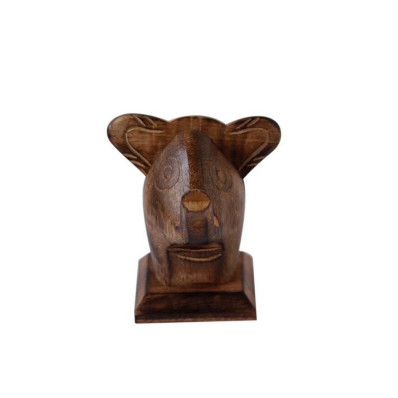 Mango Wood "Elephant Shaped" Eyeglass Holder Spec Stand