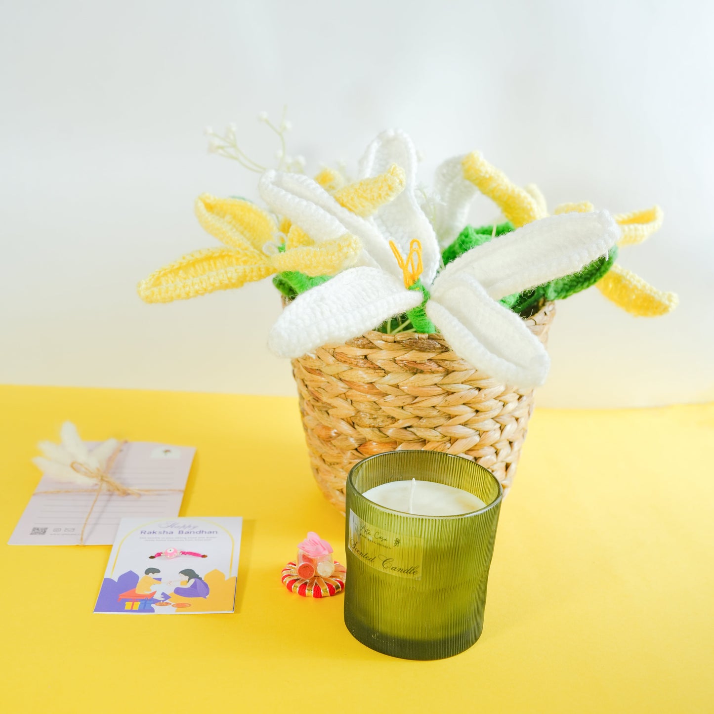 Blossoms of Love Candle Basket