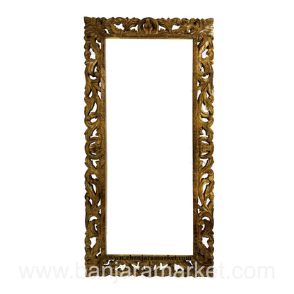 Banjara Market | Carved Wooden Frame(120x60cm)