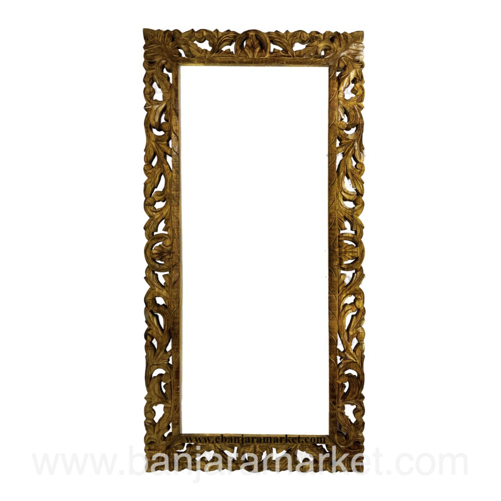 Banjara Market | Carved Wooden Frame(122x76 cm)