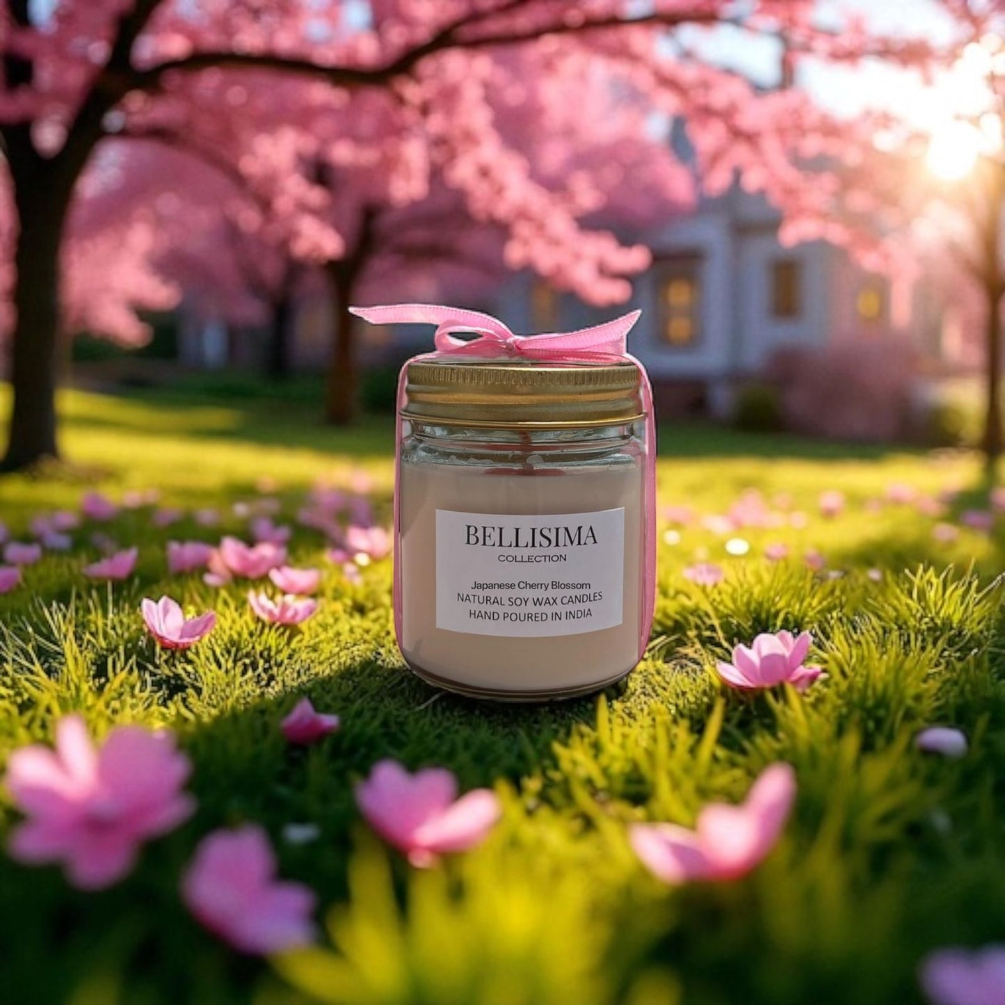 Twinkle Jar Scented Soy Candle-Japanese Cherry Blossom
