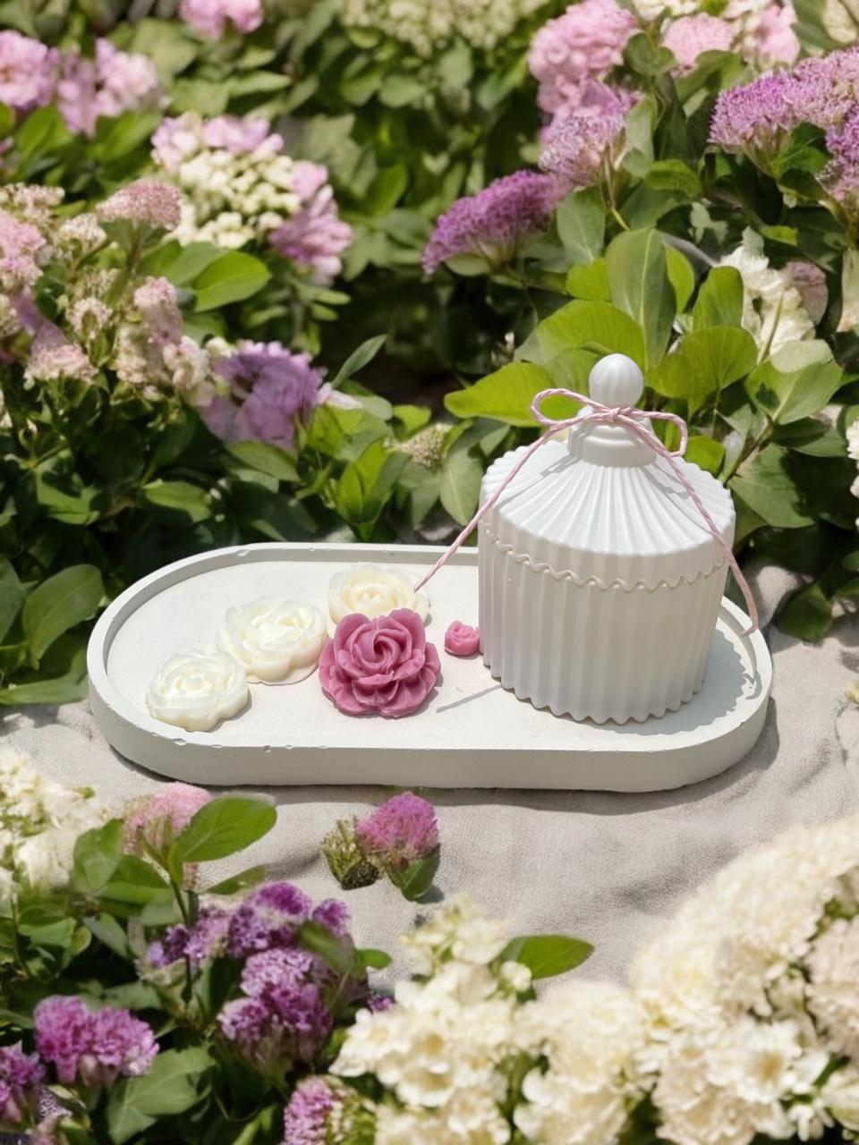 Mini Candy Jar Scented Soy Candle- Satsuma Berry