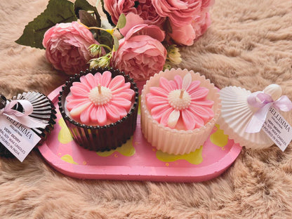 Mini Candy Jars Pair Scented Soy Candle- Very Berry