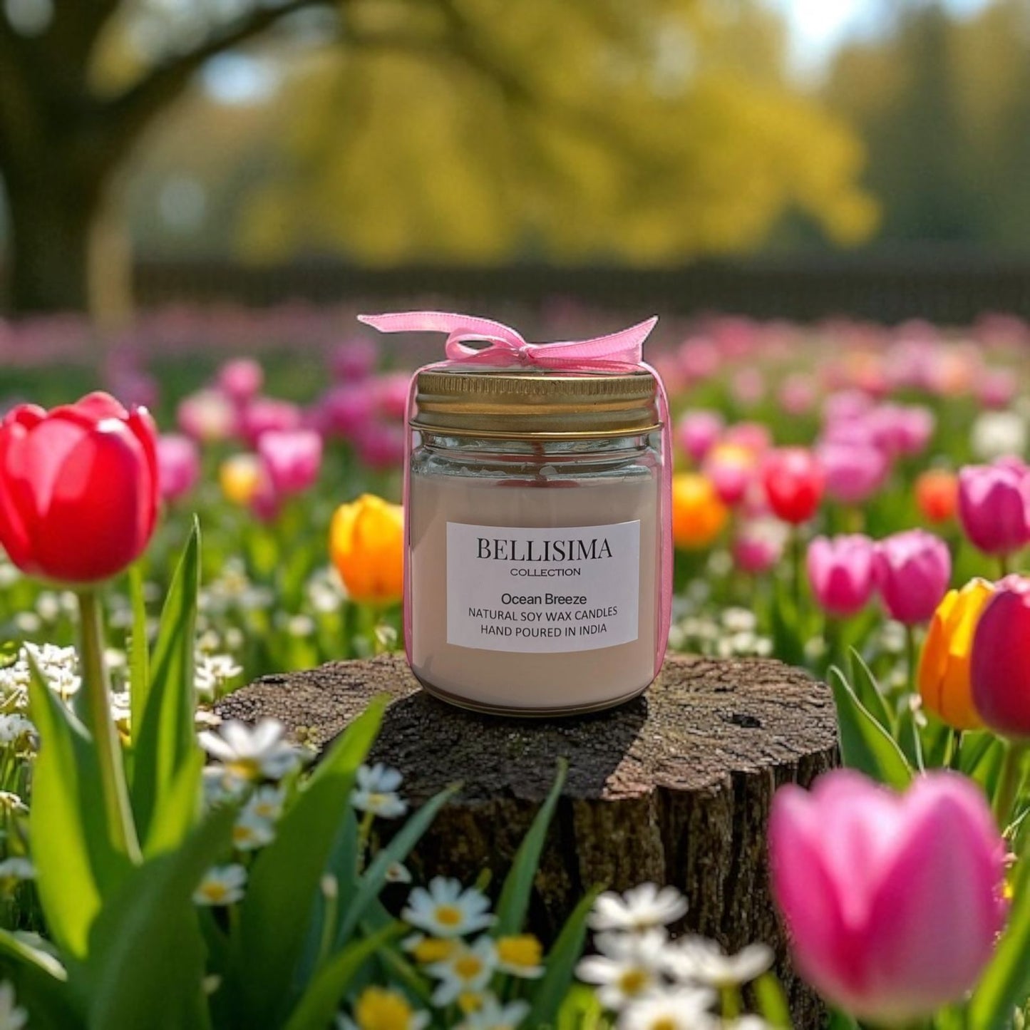 Twinkle Jar Scented Soy Candle- Ocean Breeze