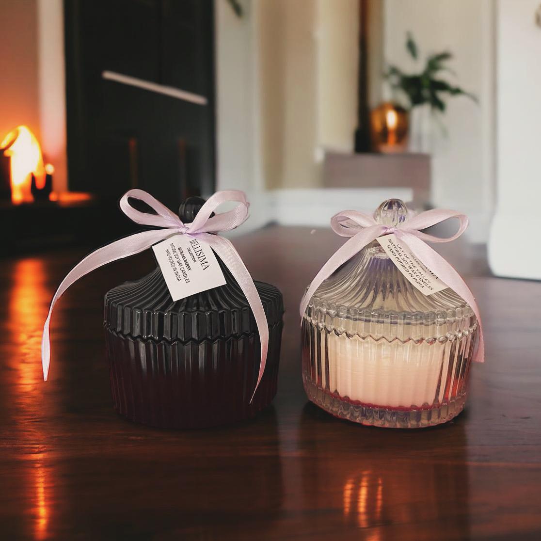 Large Candy Jar Pair