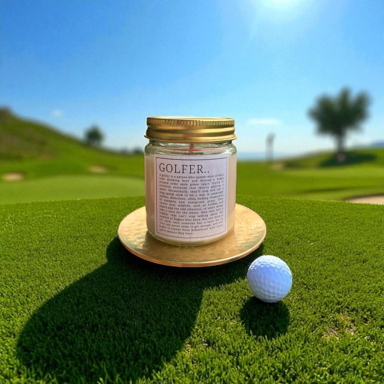 Golfer Jar Candle-Euphoria