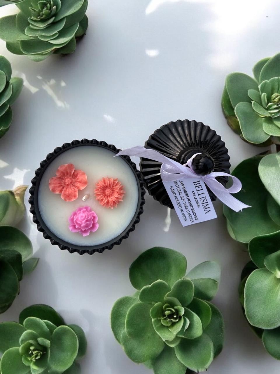 Mini Candy Jar Scented Soy Candle-Japanese Honeysuckle