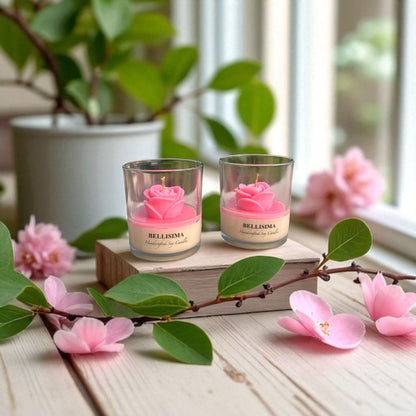 Rose in a Jar Scented Soy Candle-Roses