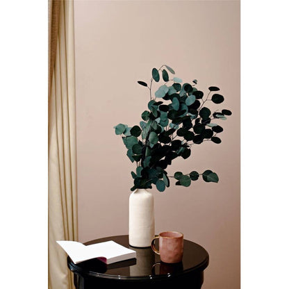 Lucid white vase with Eucalyptus