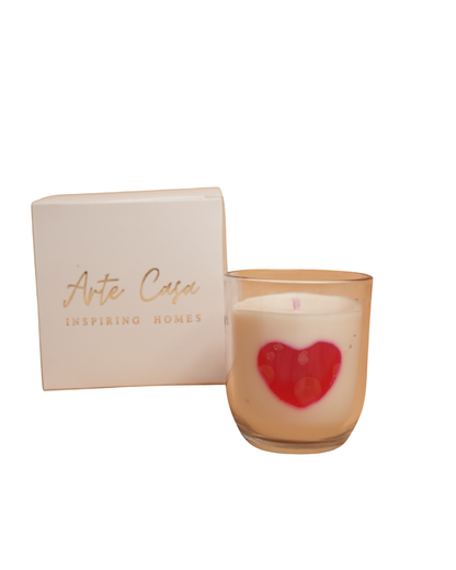 True Love Heart Candle – Romantic Valentine Candle | Artecasa