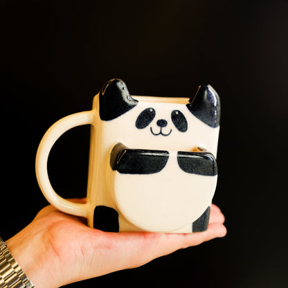 Panda biscuit pocket mug