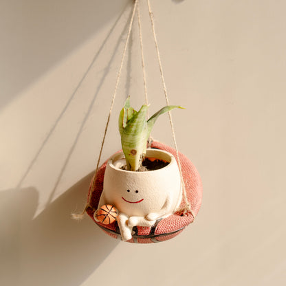 Bouncy Bloom Basket Planter