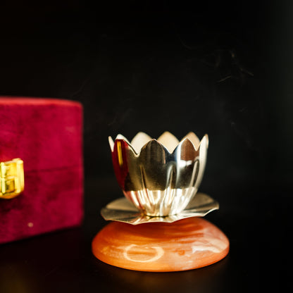 Silver Platted Shanti Deep