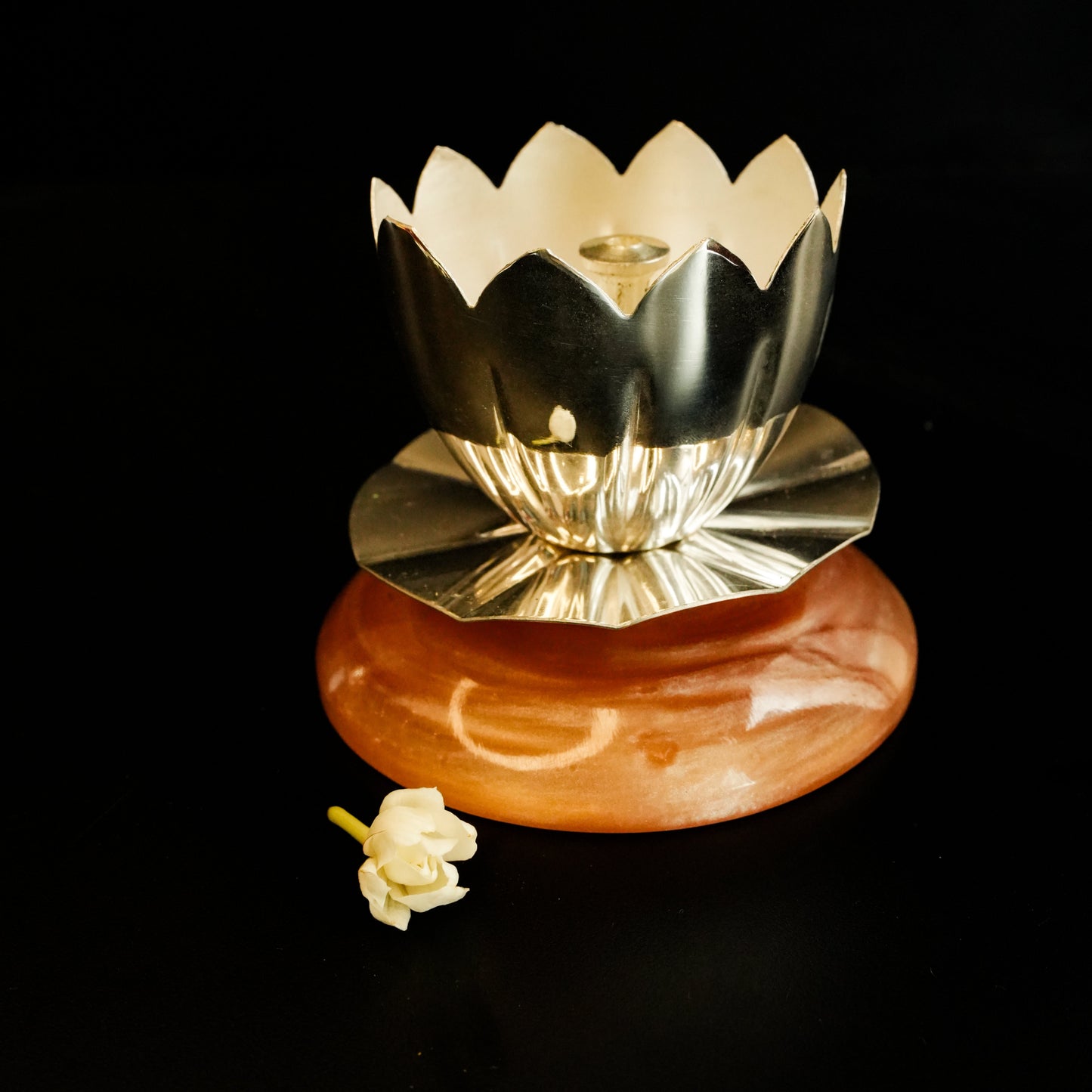 Silver Platted Shanti Deep