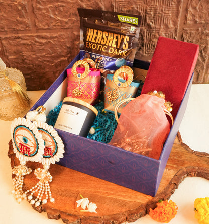 Blissful Silver Basket Diwali Hamper
