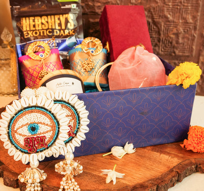 Blissful Silver Basket Diwali Hamper