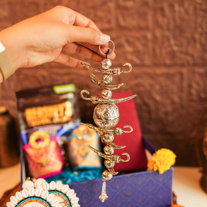 Blissful Silver Basket Diwali Hamper