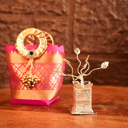 Blissful Silver Basket Diwali Hamper