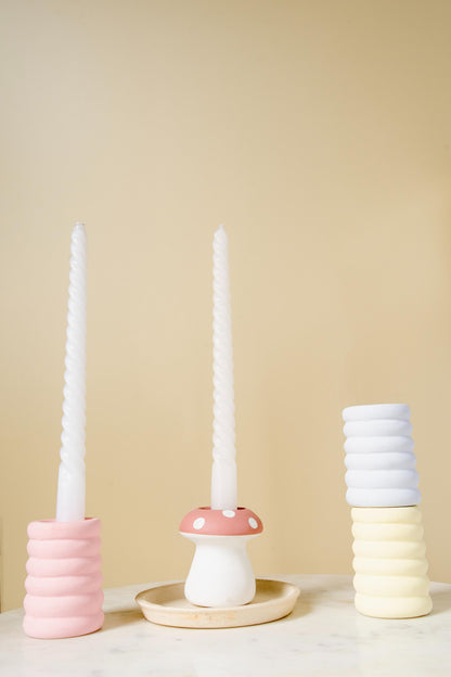 Pastel Perch Mini candle stand set of 4