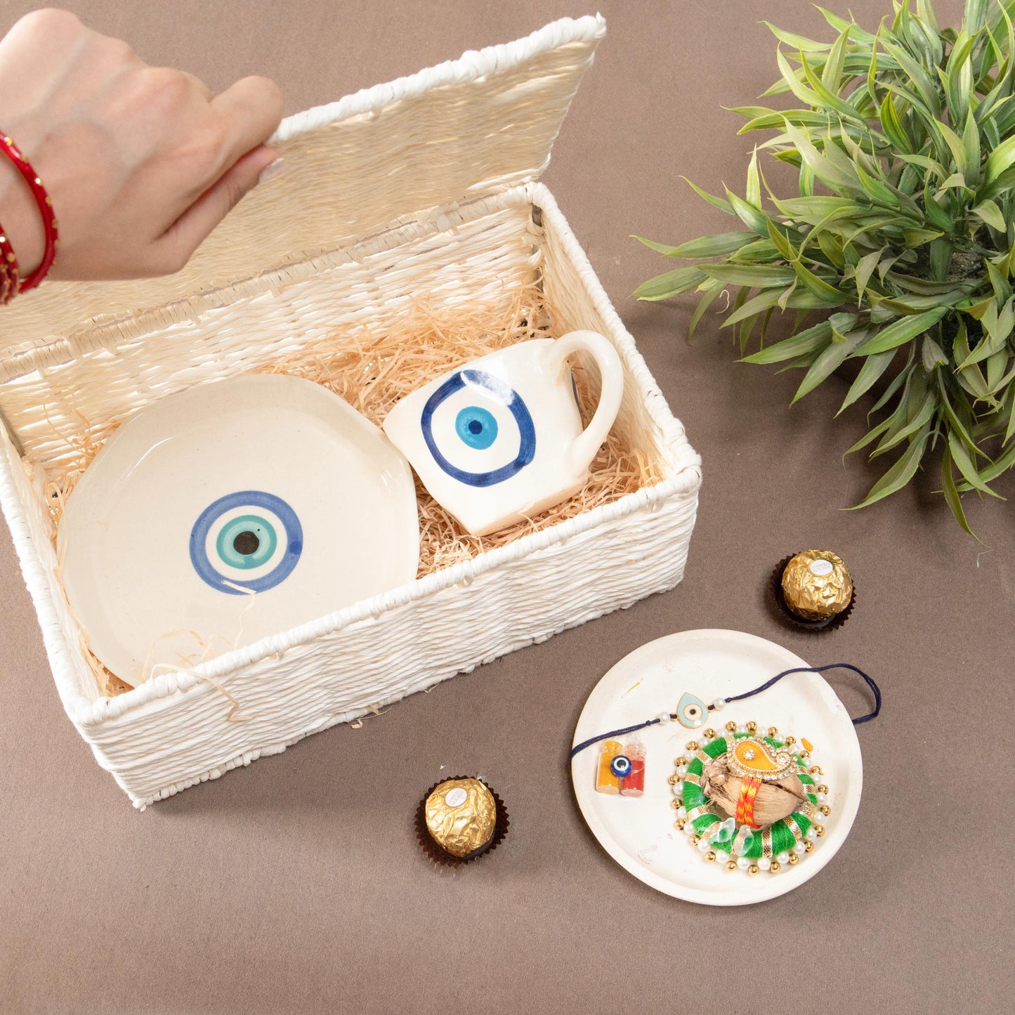 Evil eye hamper for siblings