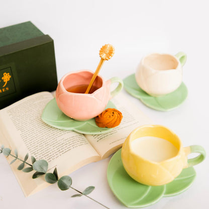 Tulip cup charm set of 3