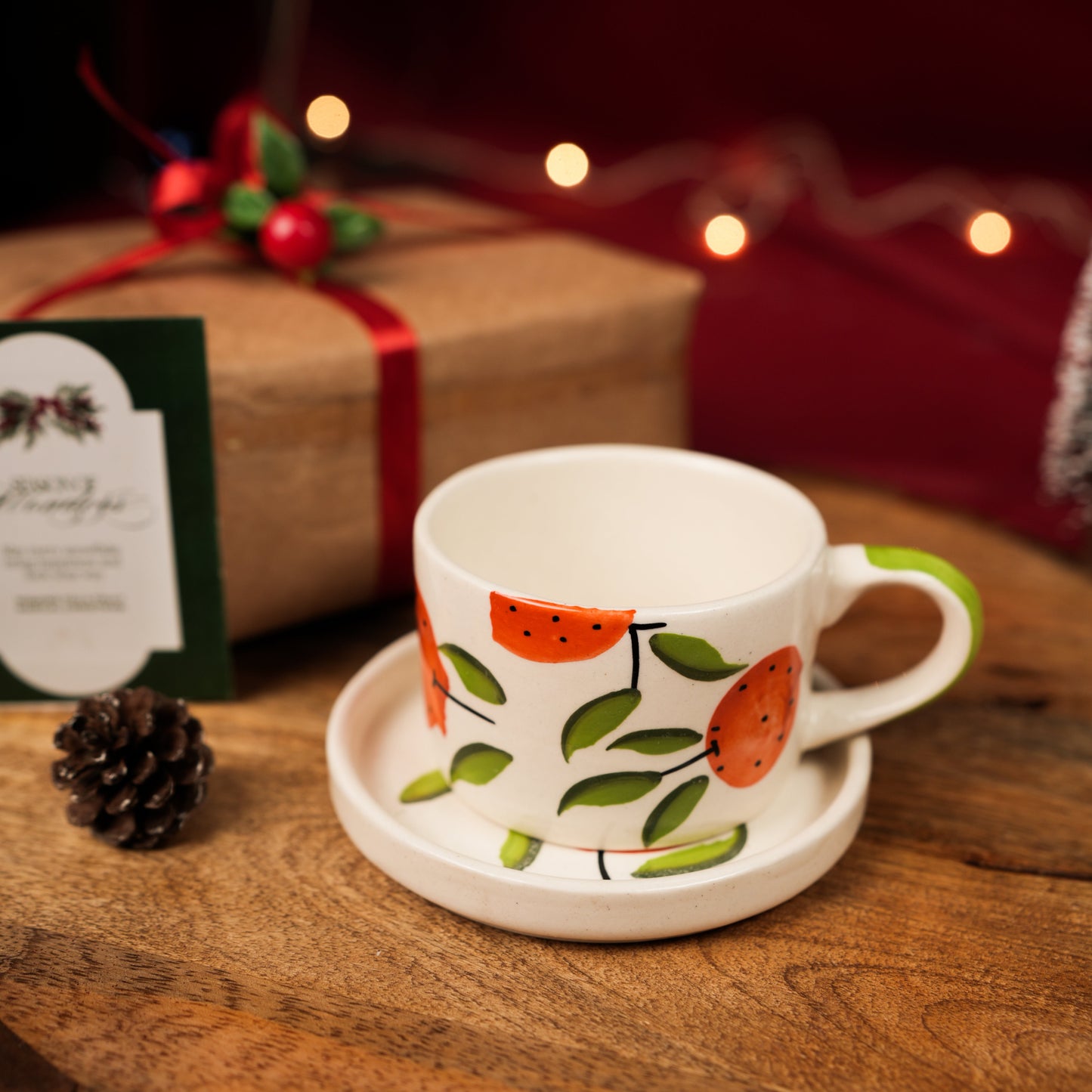 Citrus Delight Cup & Saucer Set