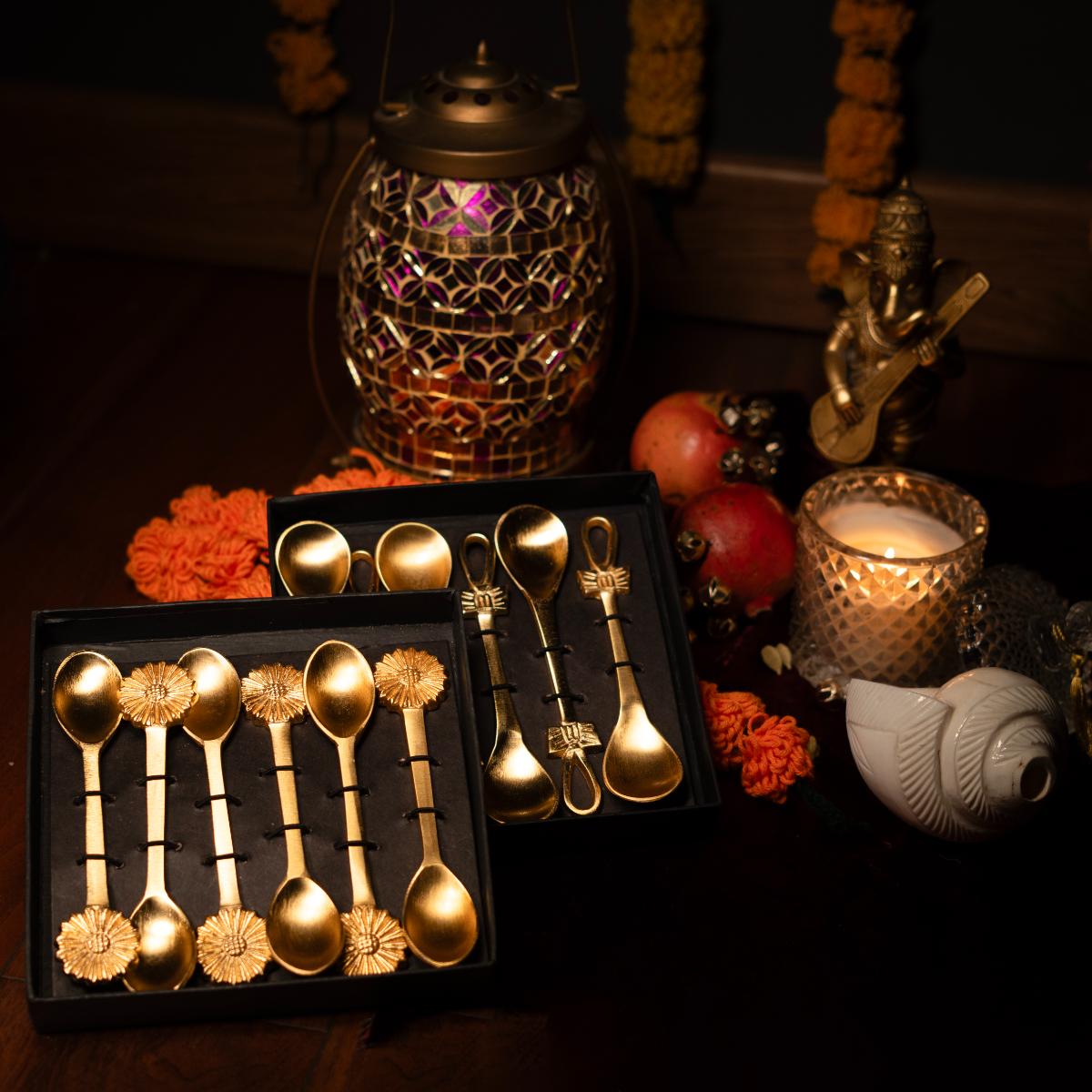 Whimsical Brass bow Charm cultery