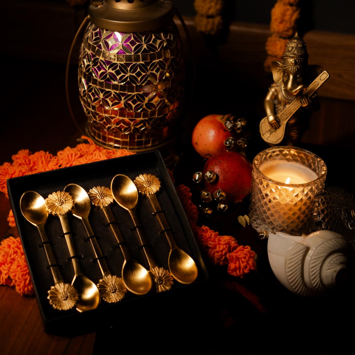 classic brass cultery