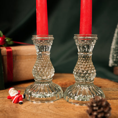 Glass Glow Candle Stand