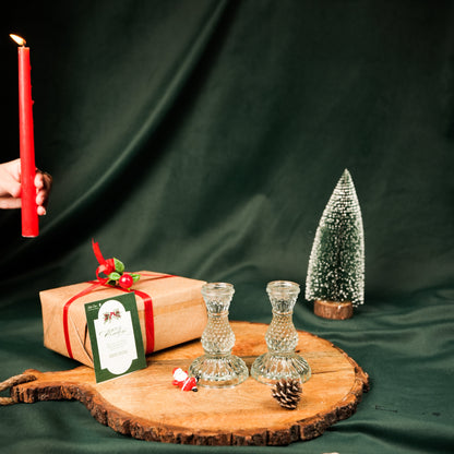 Glass Glow Candle Stand