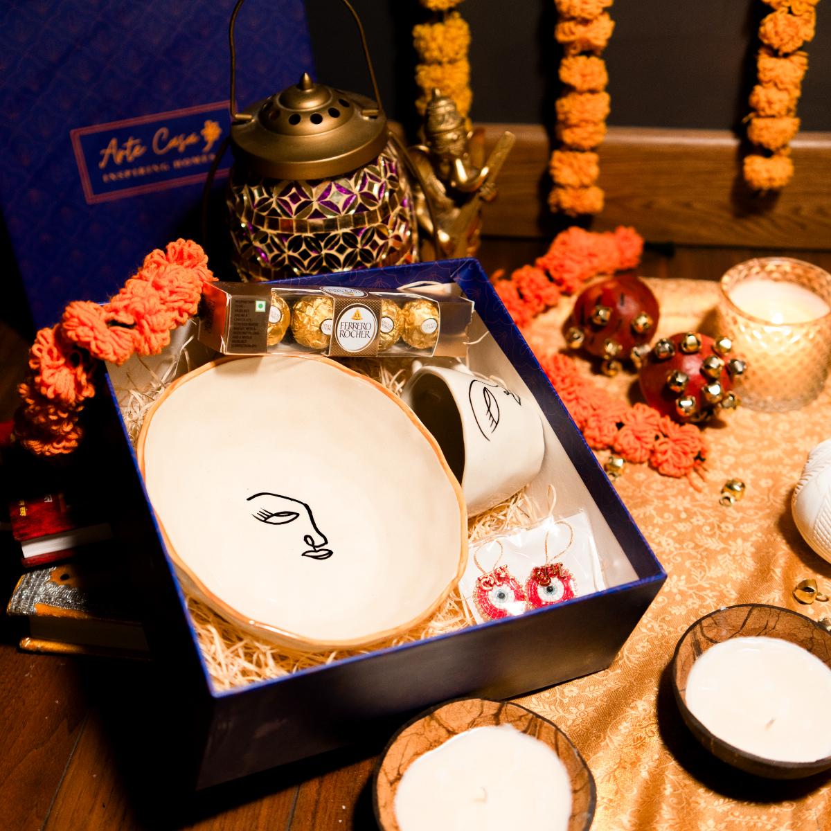 Abstract harmony diwali gift box