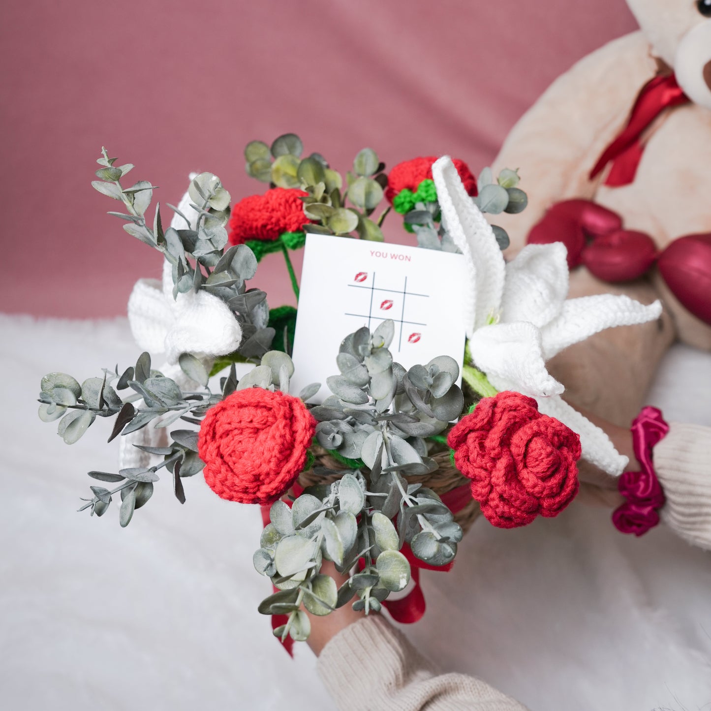 Rustic Romance Bamboo Basket – Handcrafted Floral Gift Hamper | ArteCasa