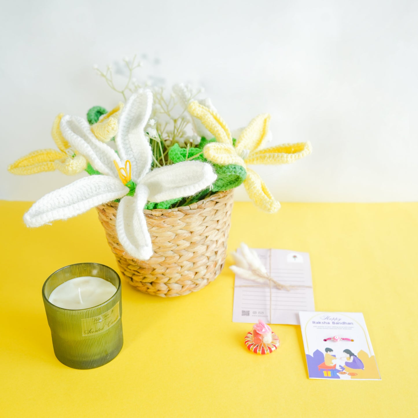 Blossoms of Love Candle Basket