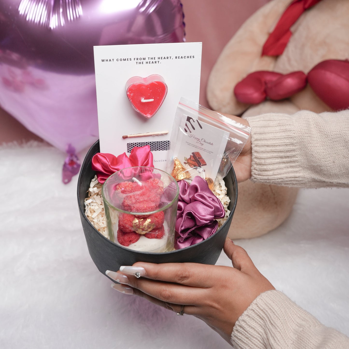 Sweetheart Surprise Box Valentine Gift Set | Romantic Gifts by Artecasa