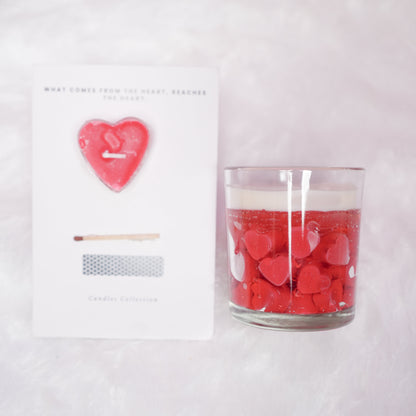 Scarlet Love Candle – Heart Shaped Valentine Candle | Artecasa