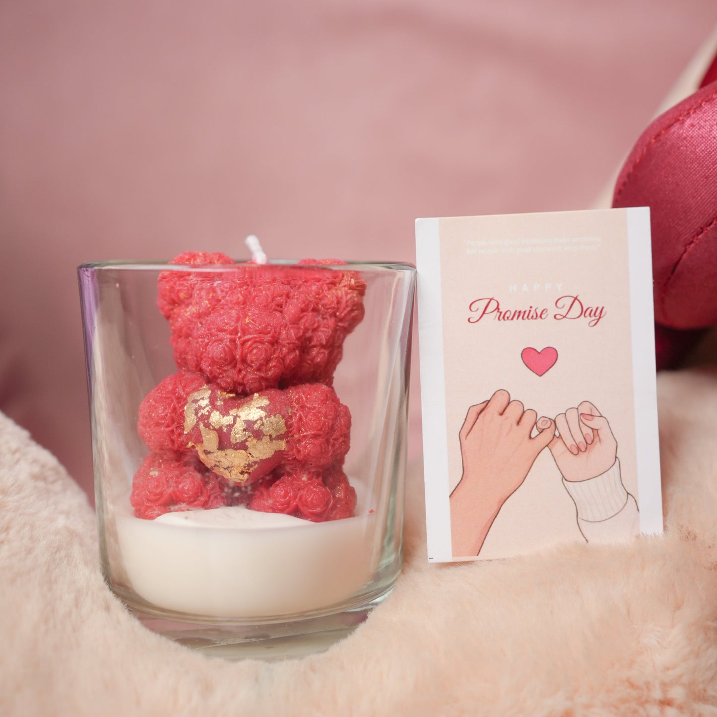 LoveBug Teddy Candle – Cute Teddy Valentine Candle | Artecasa
