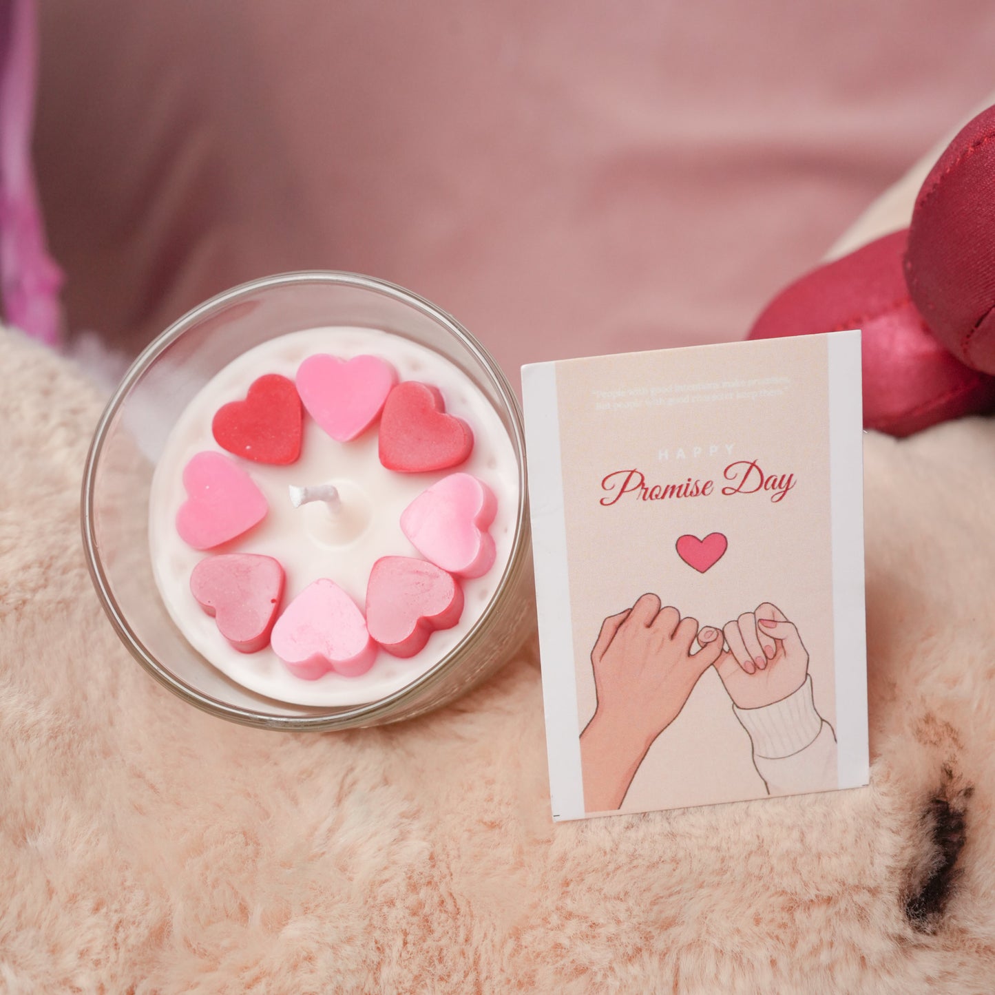 Eternal Flame Heart Candle – Romantic Valentine Candle | Artecasa