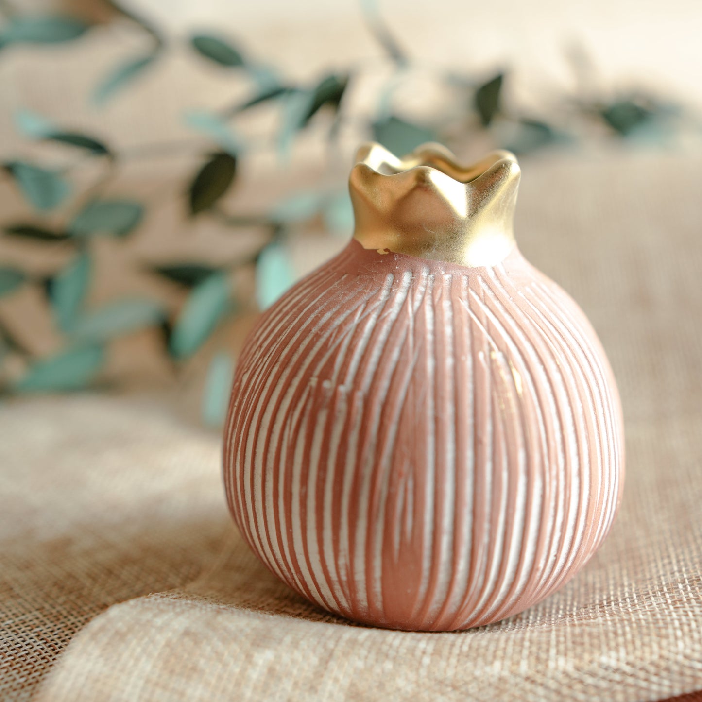 Pomegranate Jewel Vase- Medium