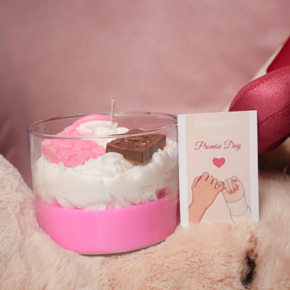 Sugar Rush Candle – Dessert Style Pink Candle | Artecasa