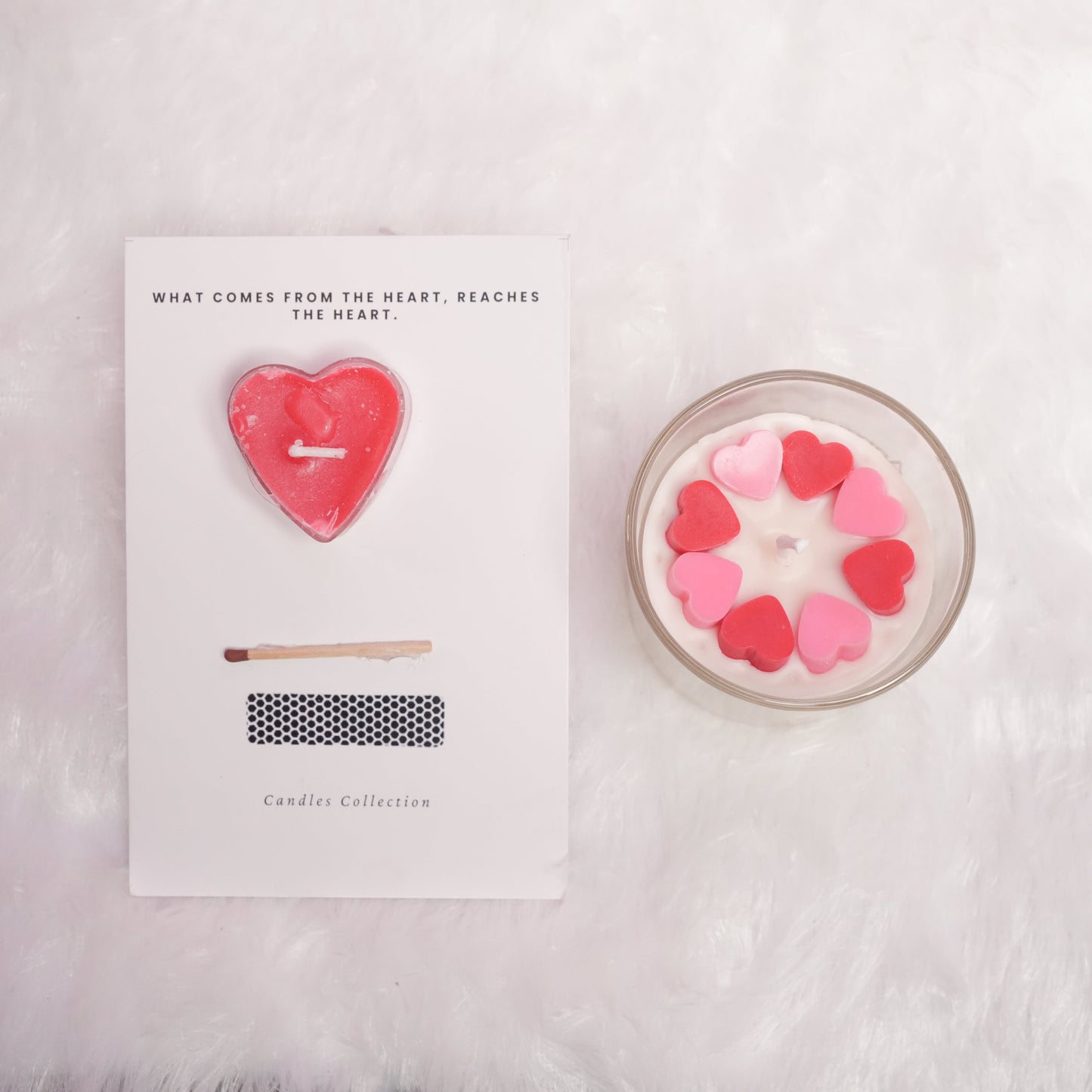 Eternal Flame Heart Candle – Romantic Valentine Candle | Artecasa