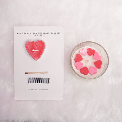 Eternal Flame Heart Candle – Romantic Valentine Candle | Artecasa