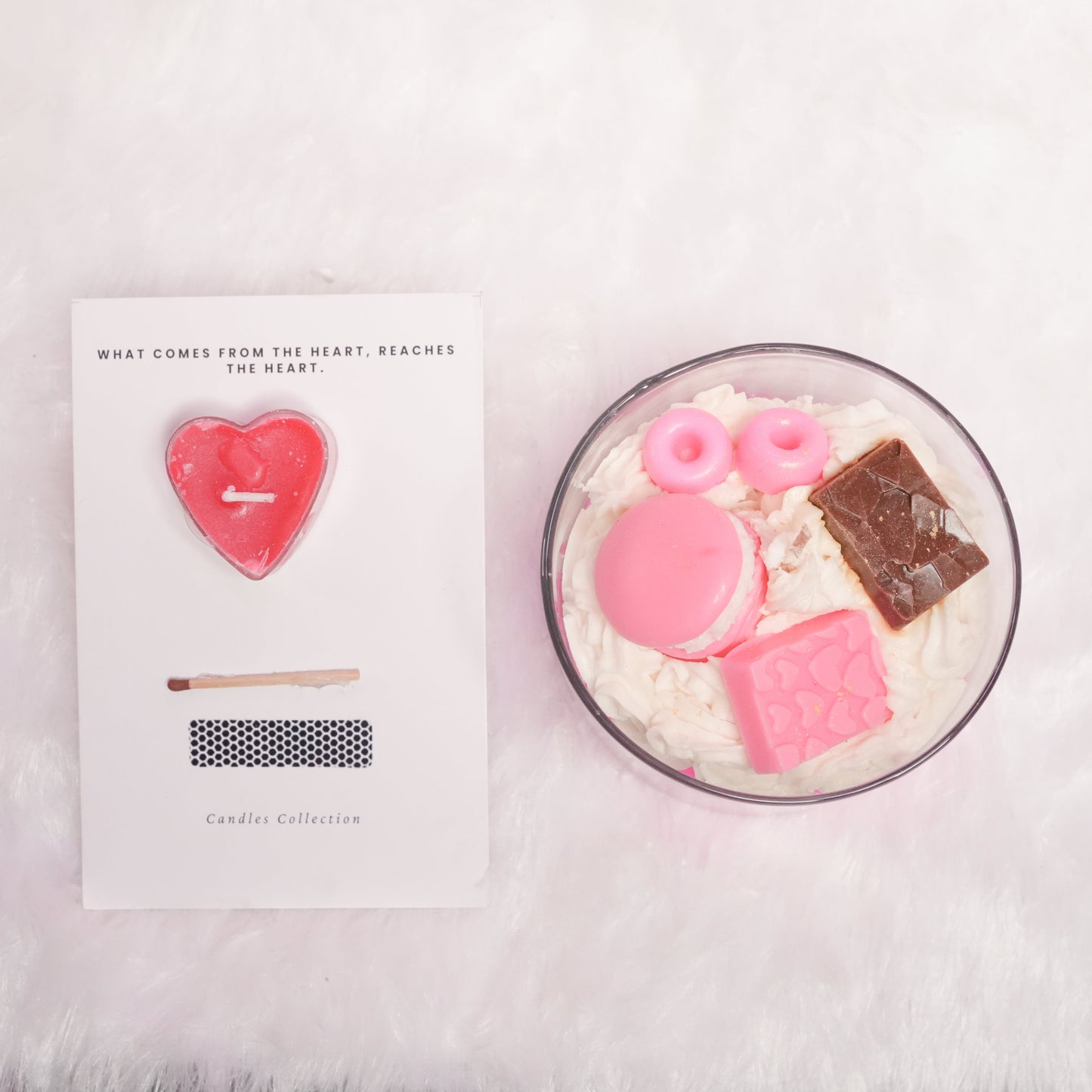 Sugar Rush Candle – Dessert Style Pink Candle | Artecasa